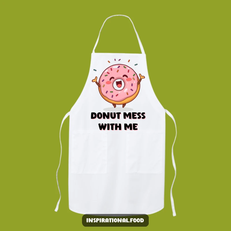 Funny Donut Chef Apron: Bake Up Fun with Sweet Style