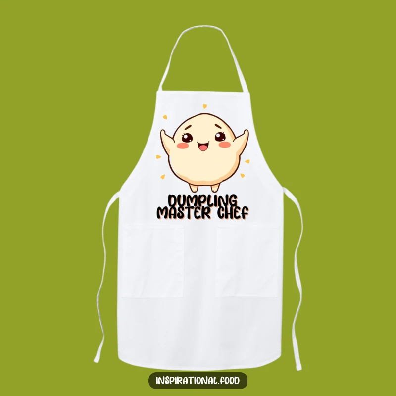 Funny Dumpling Art Apron: Cook with Creativity and Humor