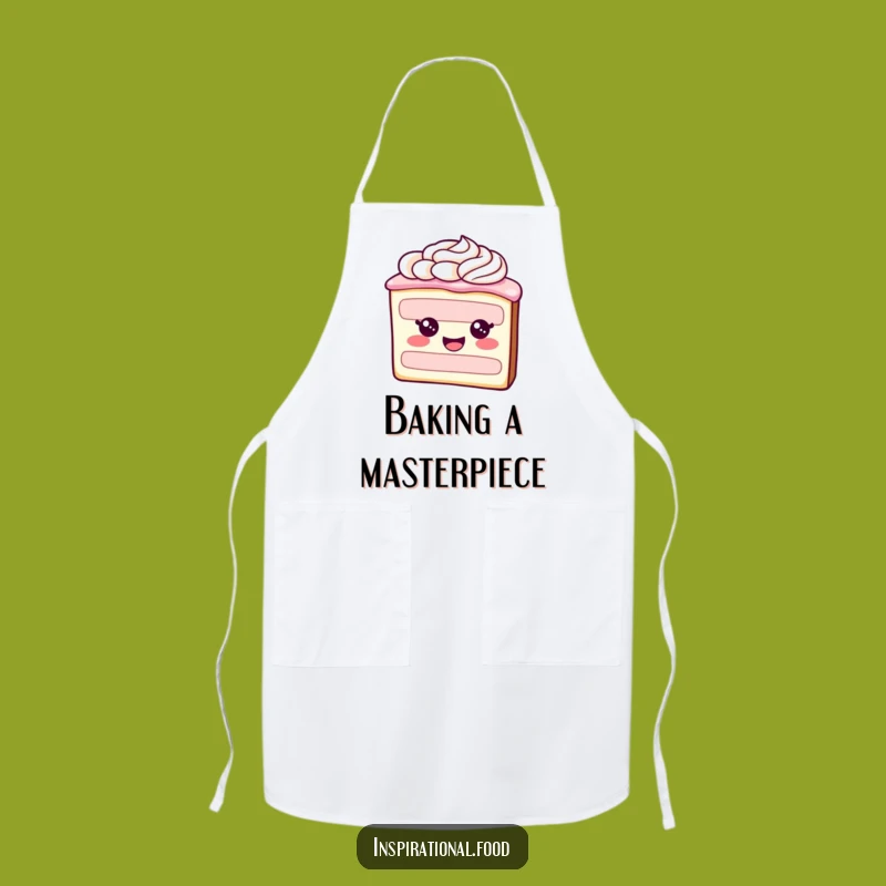 Funny Cake Frosting Swirl Apron: Bake with Sweet Style
