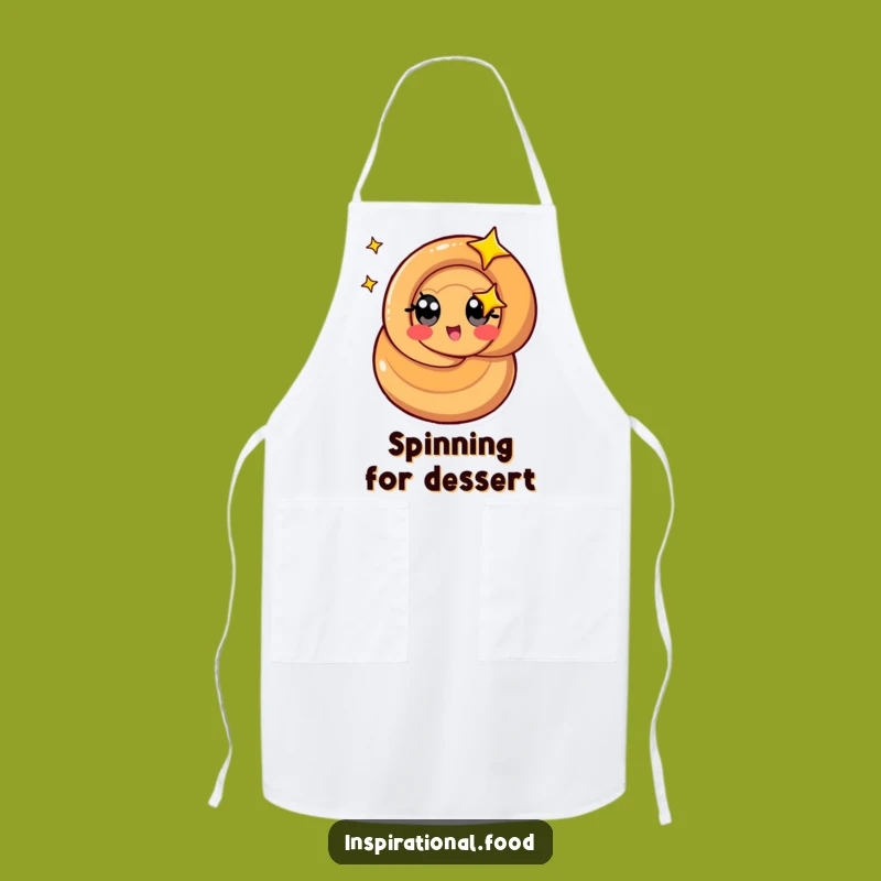 Funny Caramel Swirl Apron: Sweet Kitchen Fun - Chef Gift