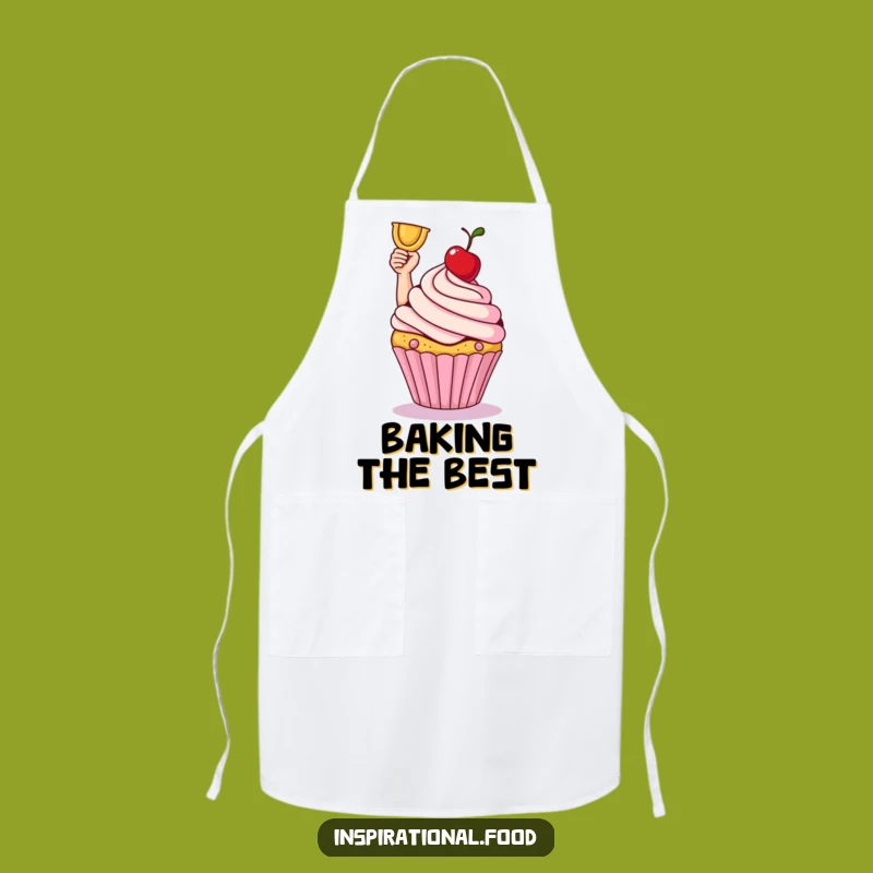 Funny Cupcake Victory Apron: Cheerful Baking Wear, A Hilarious Cooking Gift!