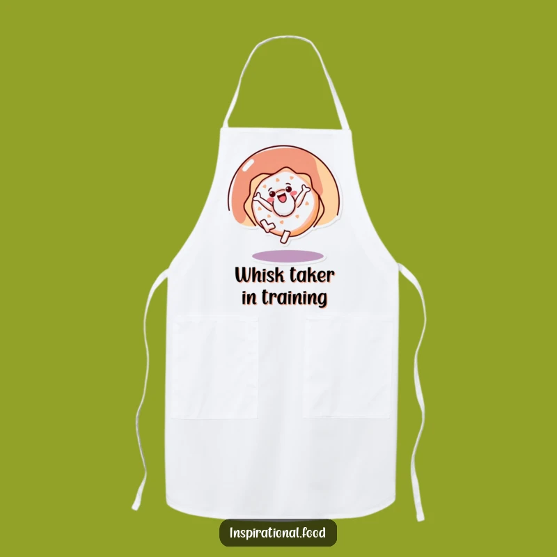 Funny Doughnut Cartwheel Apron: Cook Up Laughs in the Kitchen