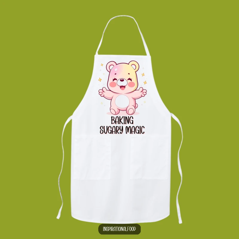 Funny Gummy Bear Apron: Cook with Sweet, Sparkling Flair
