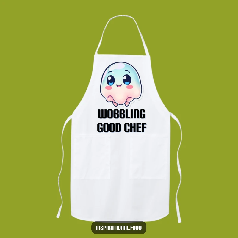 Funny Wobbling Jelly Apron: Cook Up Fun with Wobbly Flair