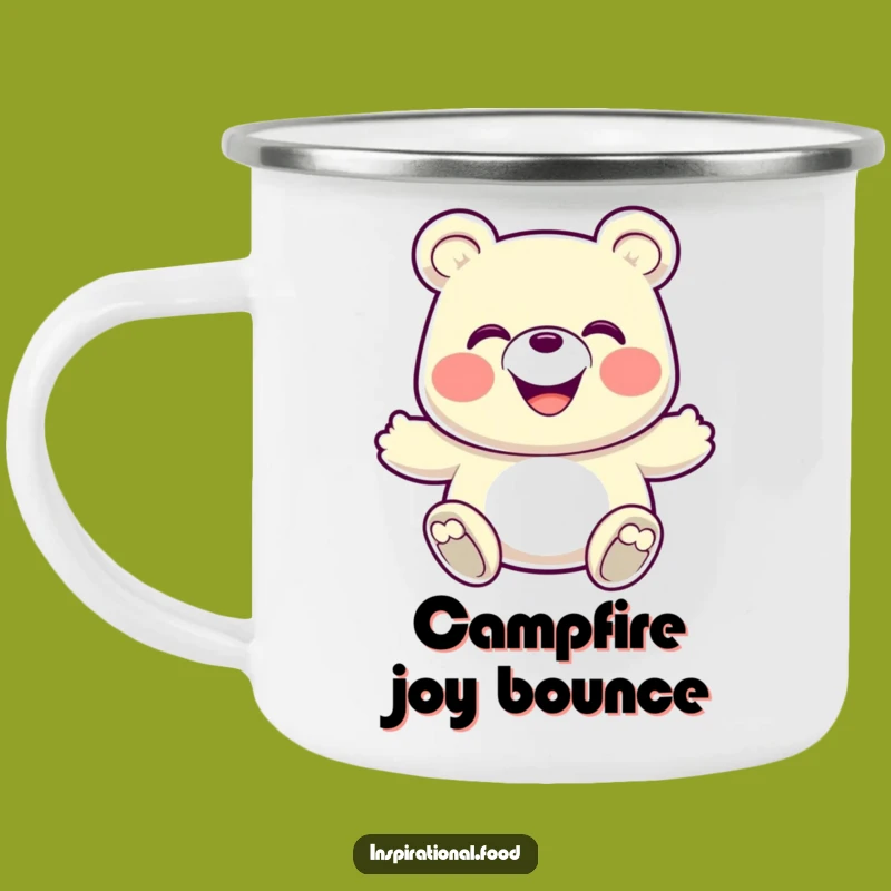 Funny Gummy Bear Bounce Camping Mug: Energy for the Outdoors!