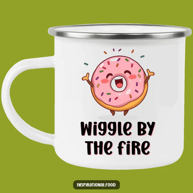 Funny Donut Campfire Mug: Sweet Adventures Start Here