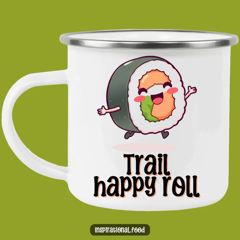 Funny Sushi Campfire Mug: Enjoy Your Adventure with Happy Vibes
