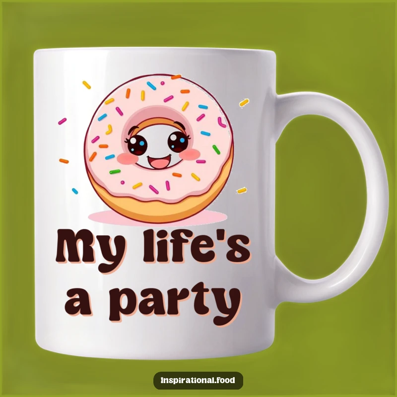 Funny Donut Sprinkles Mug: A Deliciously Humorous Gift for Donut Lovers
