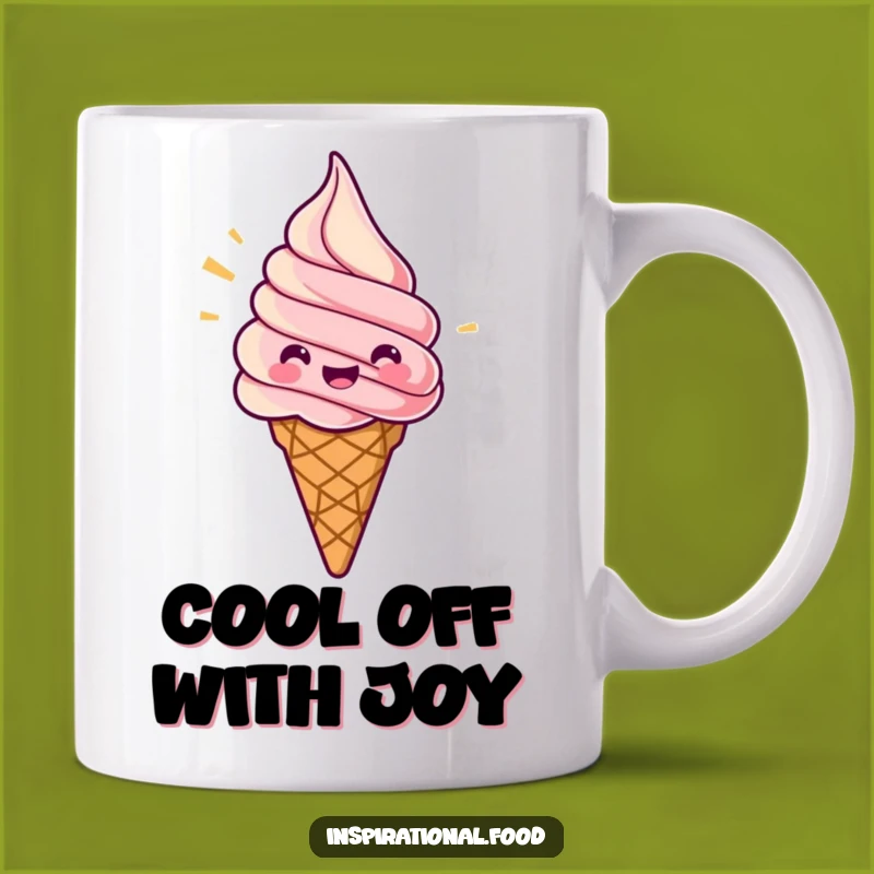 Funny Ice Cream Mug: Jubilant Swirl Of Excitement, Perfect Funny Gift