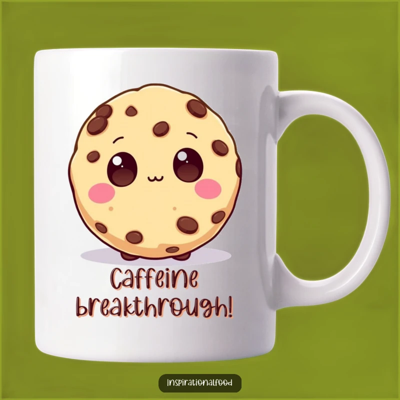 Funny Inspired Cookie Mug - Creative Character Art, Perfect Brainstorm Gift