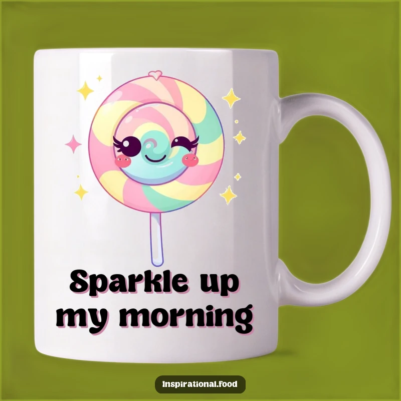 Funny Lollipop Sparkle Mug: Sweet Humor for a Delightful Gift