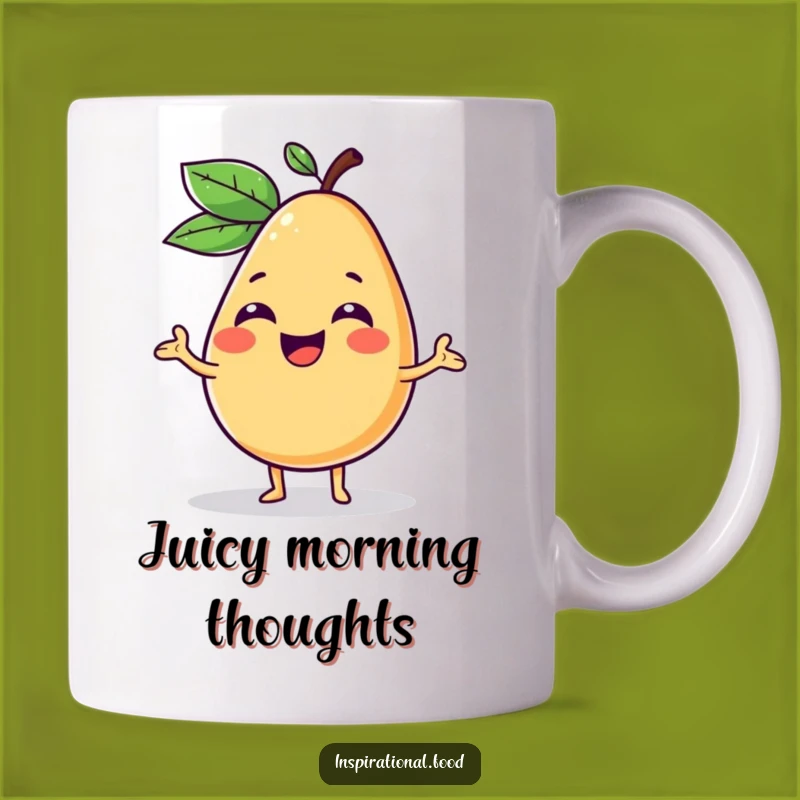 Funny Fruit Concept Mug: Humorous Gift for Creative Food Thinkers
