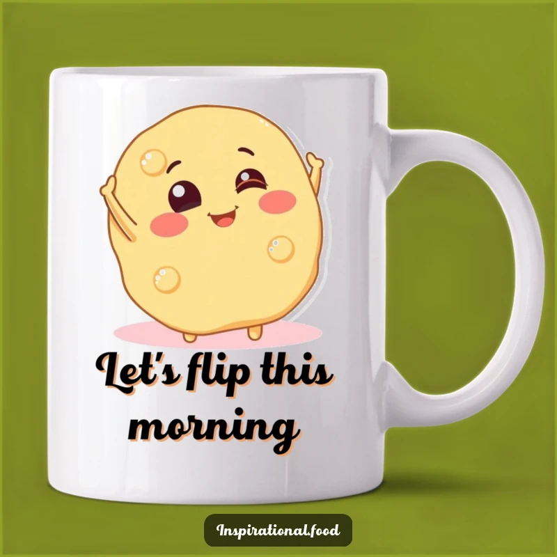 Funny Flipping Pancake Mug: Hilarious Breakfast Buddy Gift