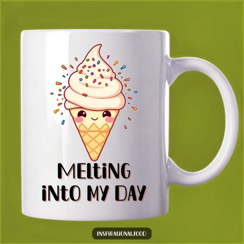 Funny Ice Cream Sprinkle Explosion Mug: A Cool Treat for a Happy Morning