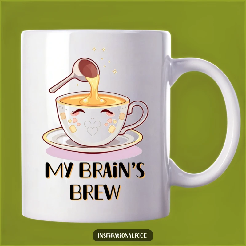 Funny Teacup Ideas Mug - Sparkling Ladle of Inspiration Gift