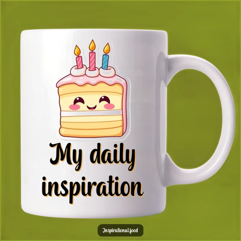 Funny Cake Slice Mug - Inspired Birthday Celebration Gift