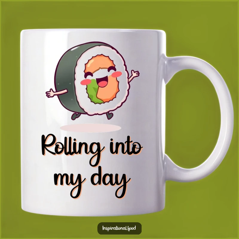 Funny Sushi Roll Mug: A Delightful Gift for Sushi Lovers Who Love to Smile