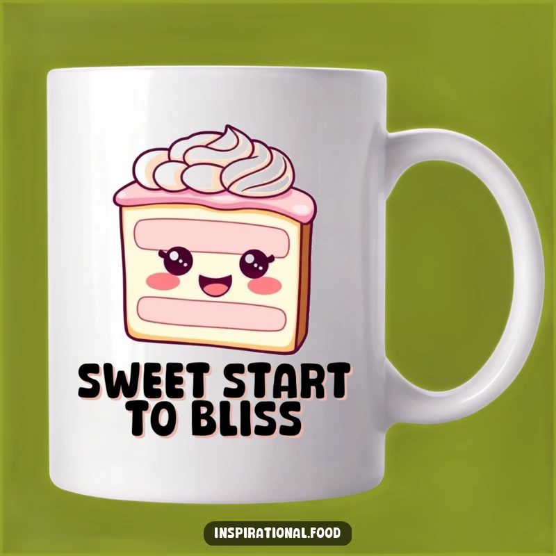 Funny Cake Frosting Swirl Mug: A Cheerful Treat for a Sweet Day