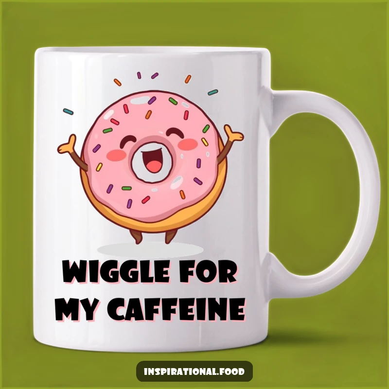 Funny Donut Wiggle Mug: A Sweet and Hilarious Gift for Dessert Lovers