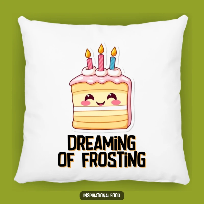 Funny Cake Pillow - Cozy Inspired Cushion Gift