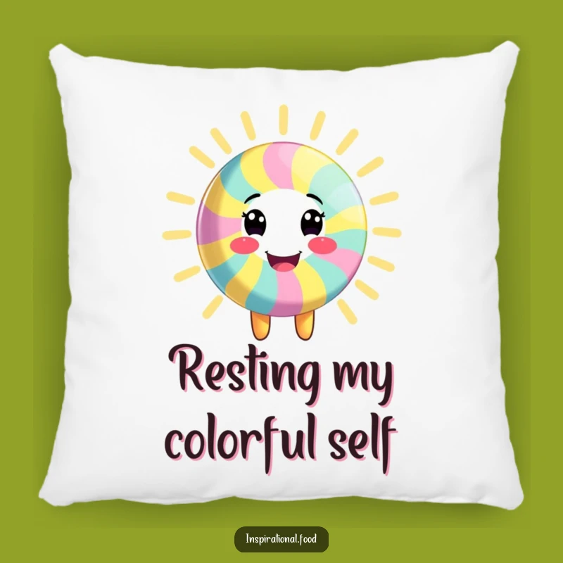 Funny Candy Character Pillow: Cozy Comfort, Vibrant Energy, Perfect Funny Gift