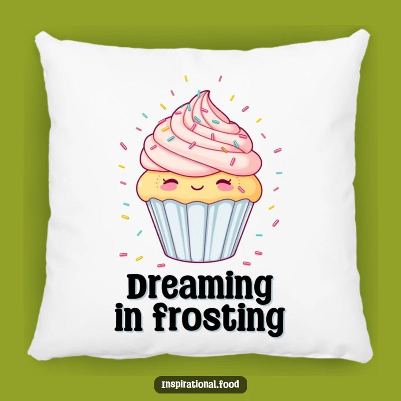 Funny Cupcake Sprinkle Dream Pillow - Cozy Comfort with Sweet Fantasies