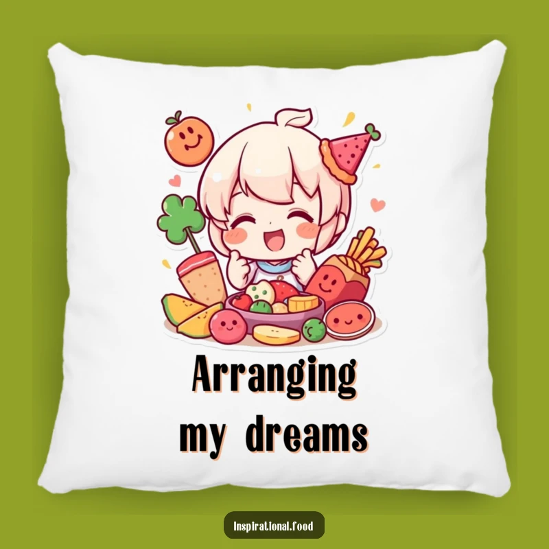 Funny Food Arranger Pillow - Snuggle Up with Creative Comfort