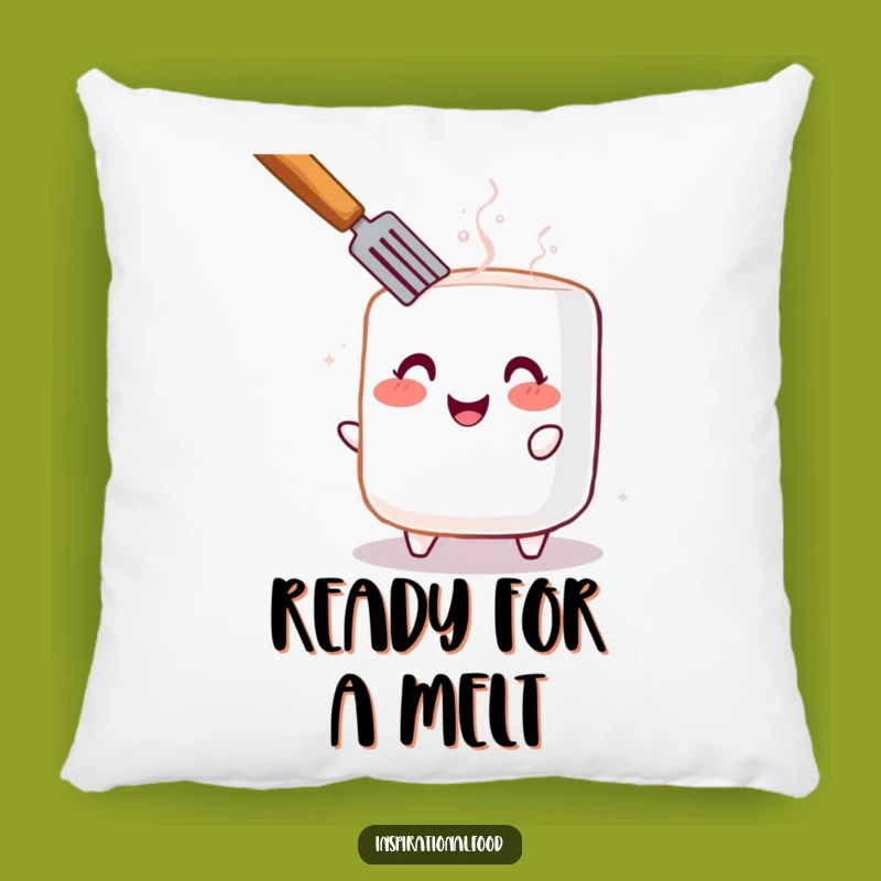 Funny Toasted Marshmallow Pillow: Soft Comfort with a Cheerful Funny Touch