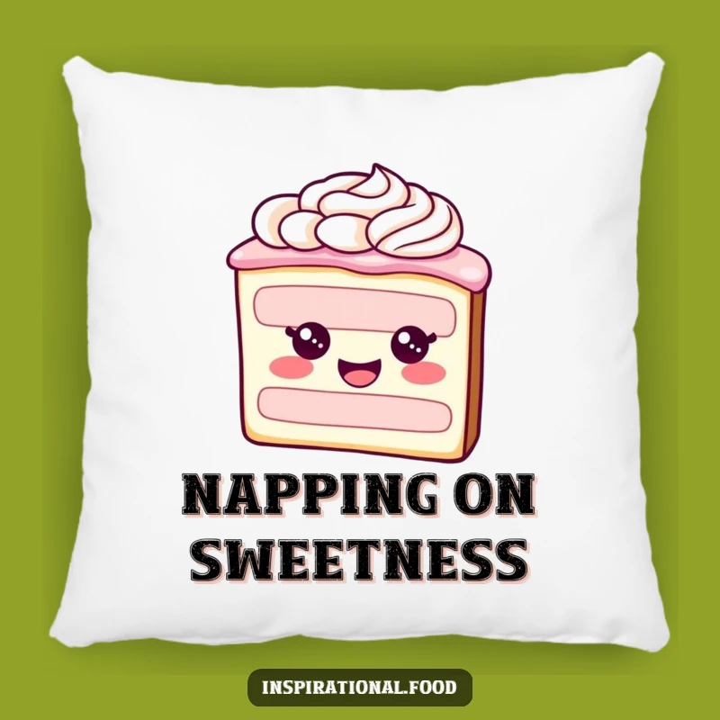Funny Cake Frosting Swirl Pillow: Snuggle Up with Sweetness