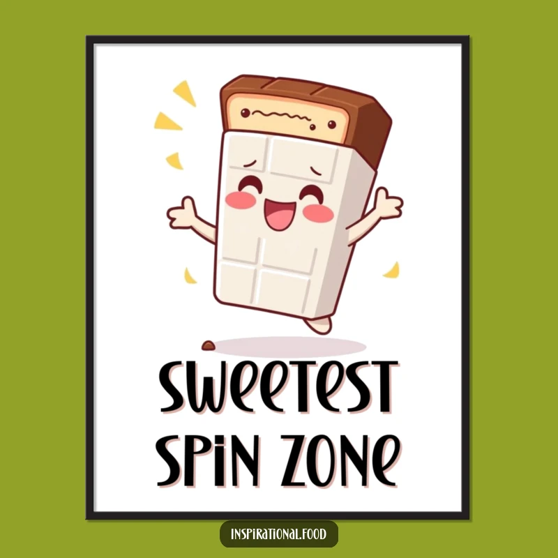 Funny Chocolate Bar Art: Sweet Spin for Humorous Decor