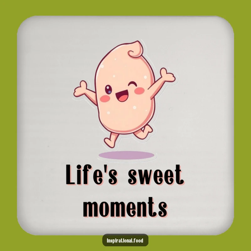 Funny Candy Leap Coaster: Protect Surfaces with Sweet Character Style