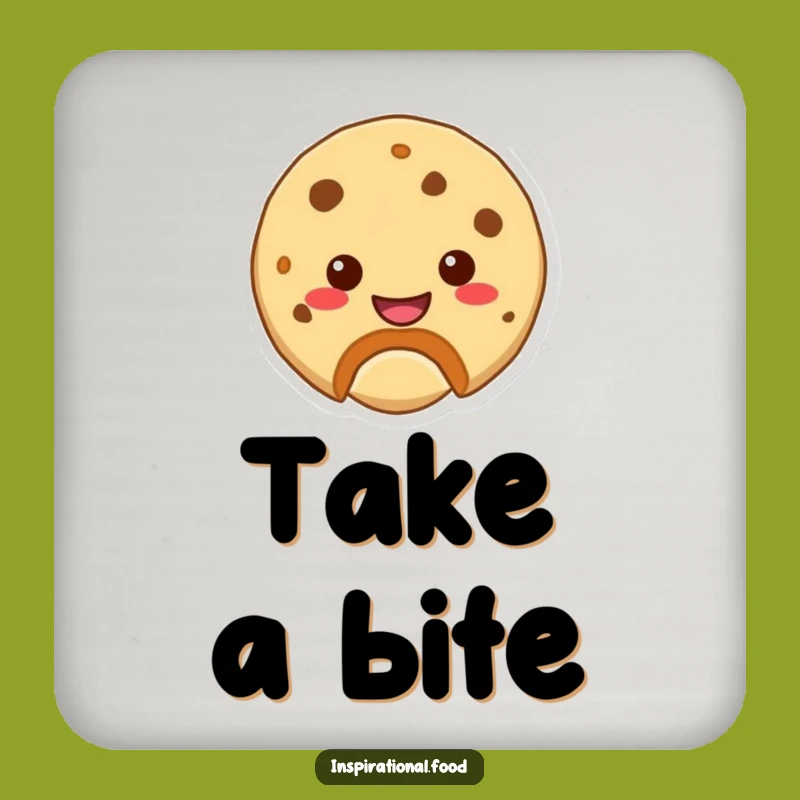 Funny Cookie Bite Coaster Set: Protect Surfaces with Cheerful, Sweet Style