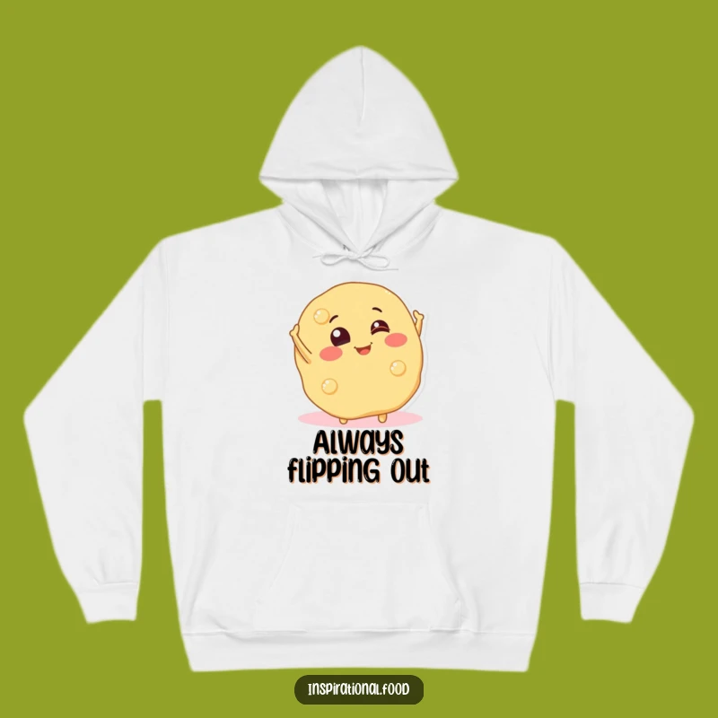 Funny Flipping Pancake Hoodie: Cozy Up with Breakfast Banter