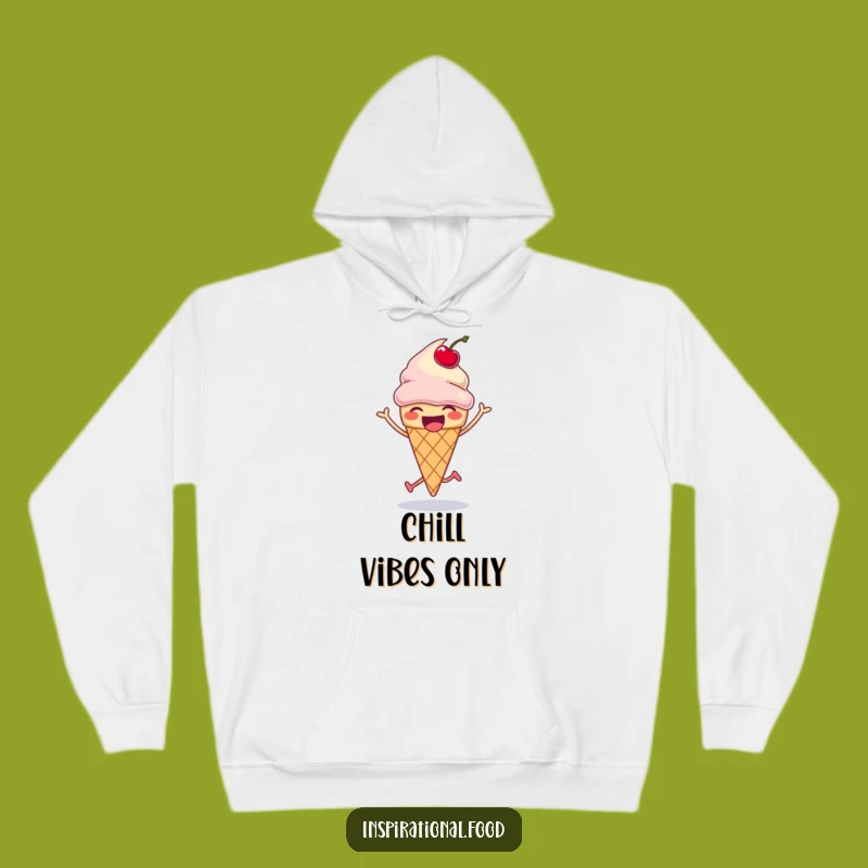 Funny Ice Cream Cone Hoodie - Cozy & Hilarious Silly Hop Design Gift