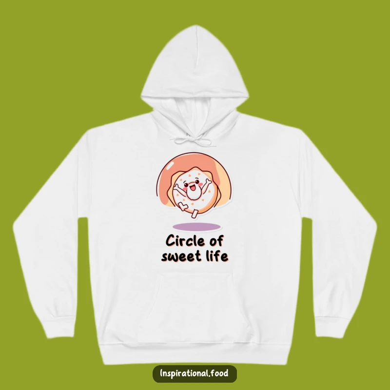 Funny Doughnut Cartwheel Hoodie: Stay Cozy and Comical with This Hilarious Sweatshirt