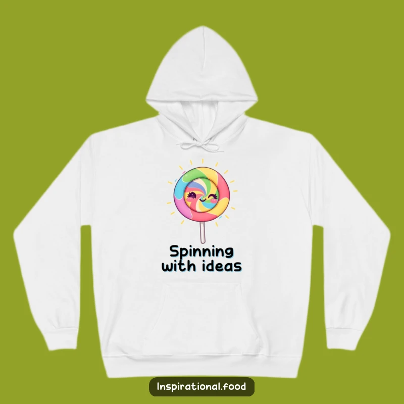Cozy Funny Lollipop Spin Hoodie: Warmth, Creativity, and Vibrant Energy Combined