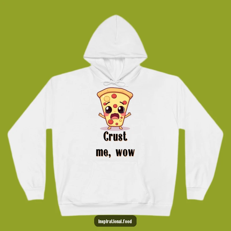 Cozy Funny Pizza Slice Hoodie: Astonished Comfort and Laughter