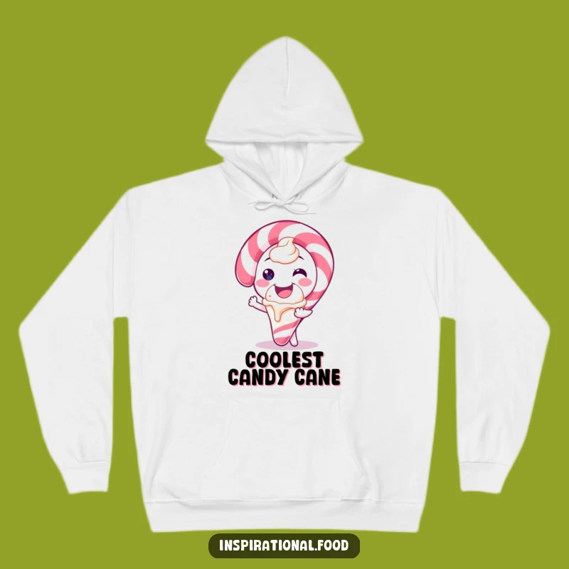 Funny Candy Cane Ice Cream Hoodie: Cozy Sweetness and Smiles, Ultimate Funny Gift