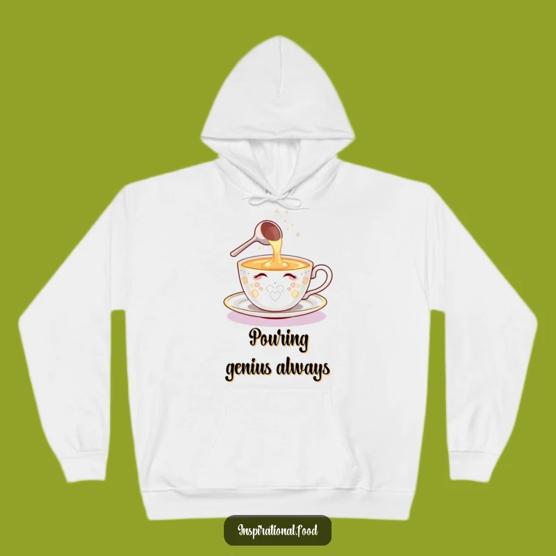 Funny Teacup Ideas Hoodie - Cozy Up with Sparkling Inspiration
