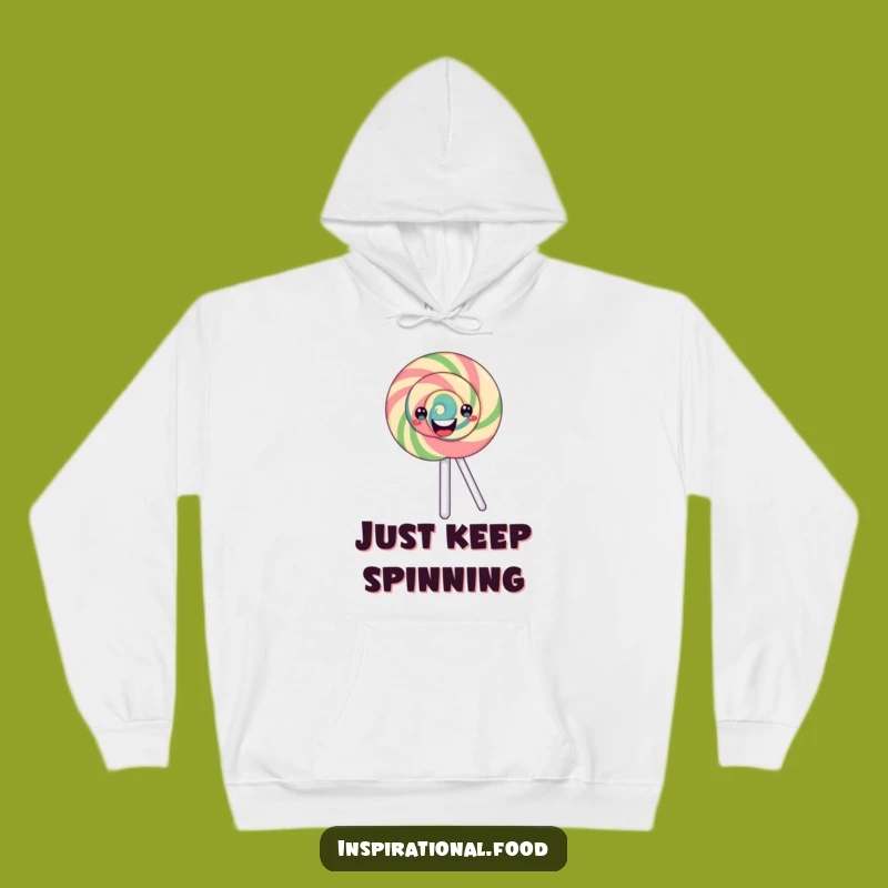 Funny Swirling Lollipop Hoodie - Cozy & Hilarious Candy Wear