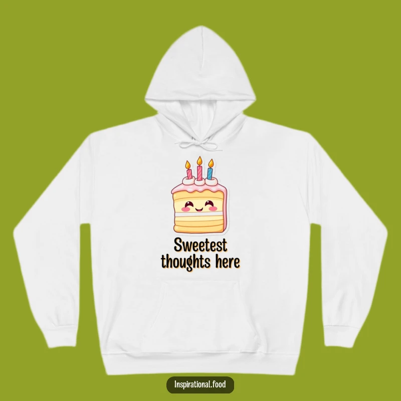 Funny Cake Hoodie - Cozy Inspired Birthday Sweatshirt Gift