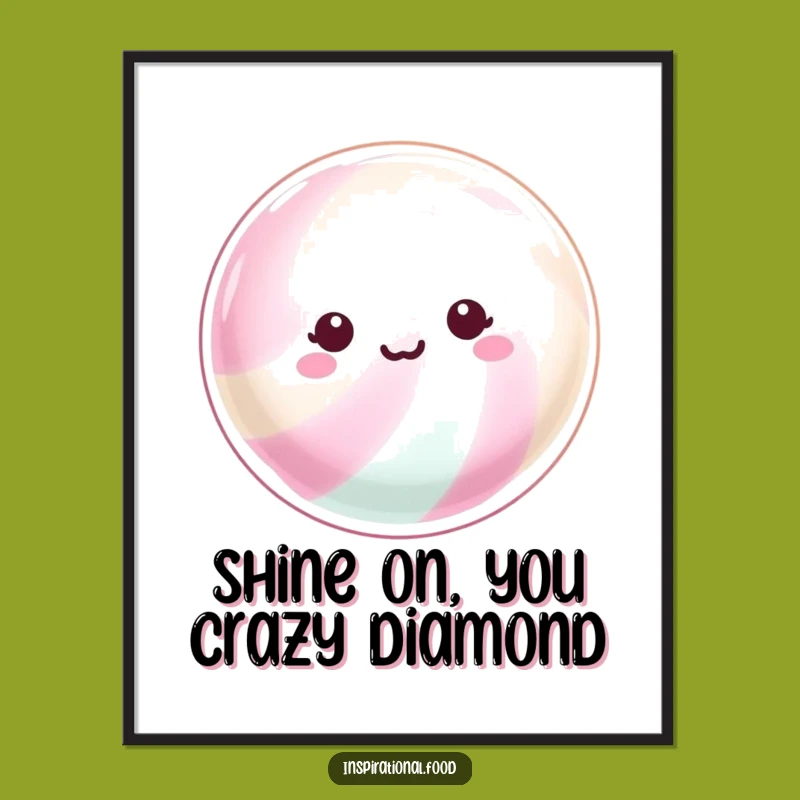 Free Printable Wall Art: Shimmering Candy Delight, Gleaming Downloadable Art