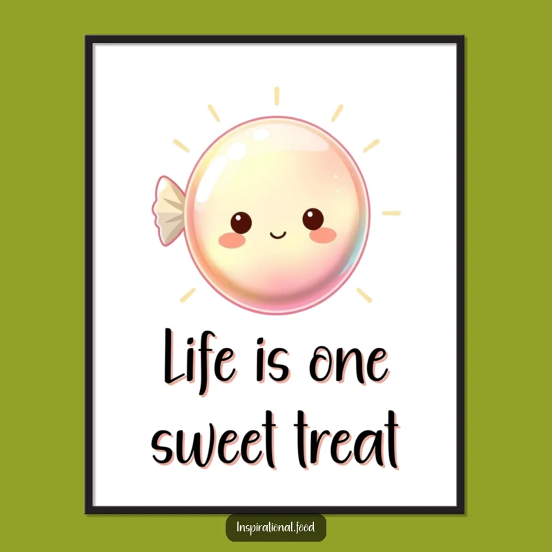 Funny Free Printable Wall Art: Shimmering Hard Candy for a Bright Room