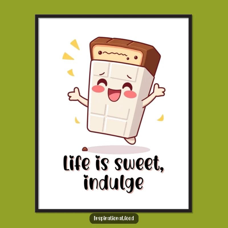 Funny Free Printable Chocolate Art: Celebratory Spin Downloadable Wall Decor!