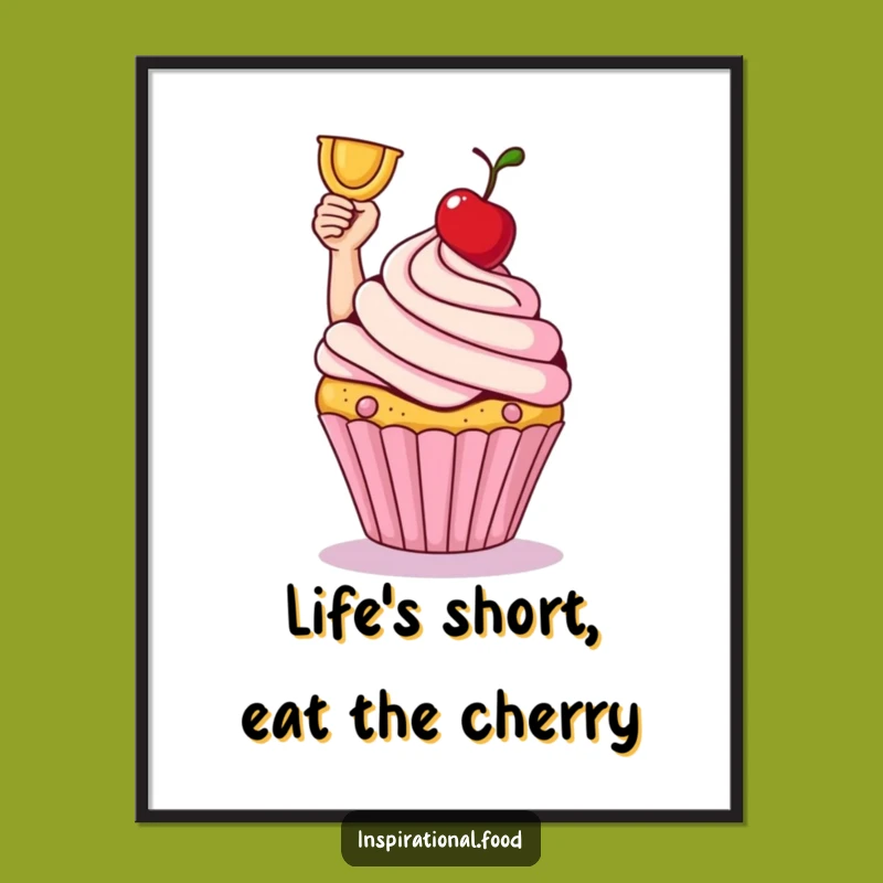 Free Printable Wall Art: Cupcake's Victory Treat, Fun Downloadable Decor