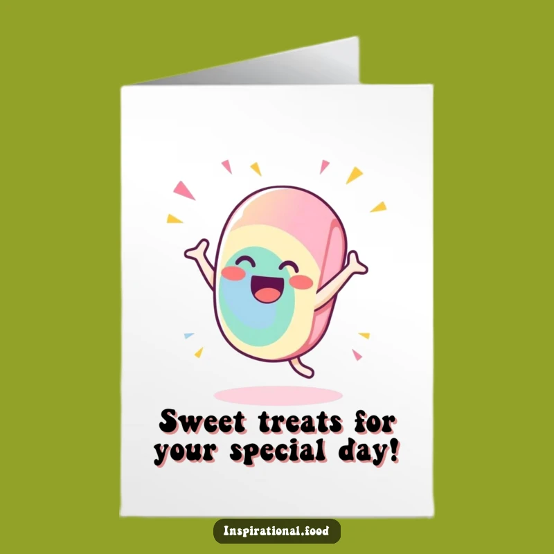 Free Printable Candy Birthday Card: Funny Downloadable Gift for Sweet Celebrations