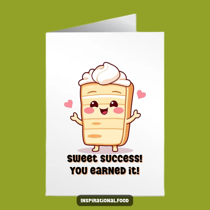 Free Printable Congrats Card: Giggle Cake Recipe - Humorous Culinary Downloadable Gift