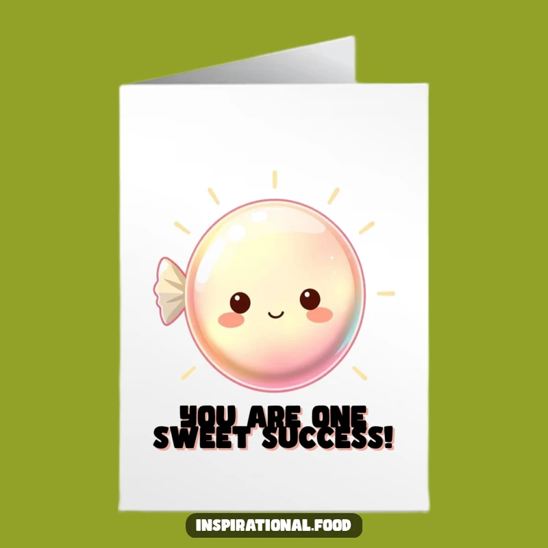 Free Printable Congrats Card: Dazzling Hard Candy for a Sweet Victory