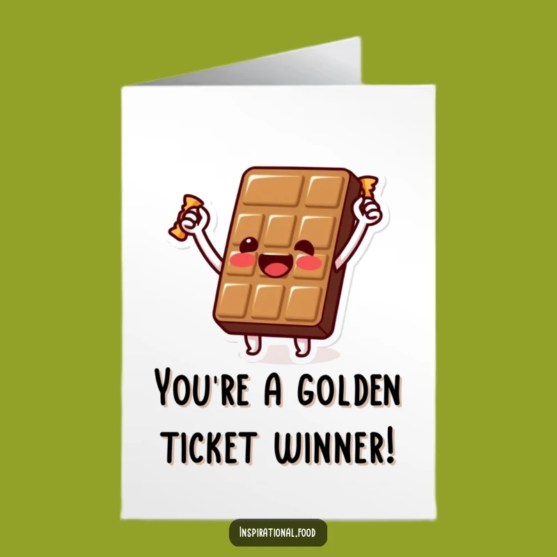 Free Printable Chocolate Congratulations Card: Hilarious Downloadable Gift for Success