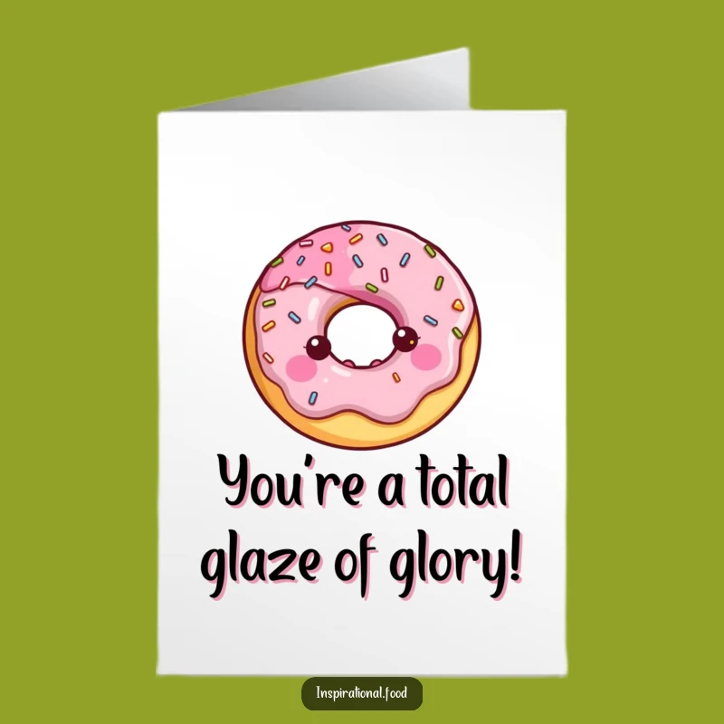 Free Printable Congrats Card: Donut Celebrate Success, Sprinkle Goodness Downloadable